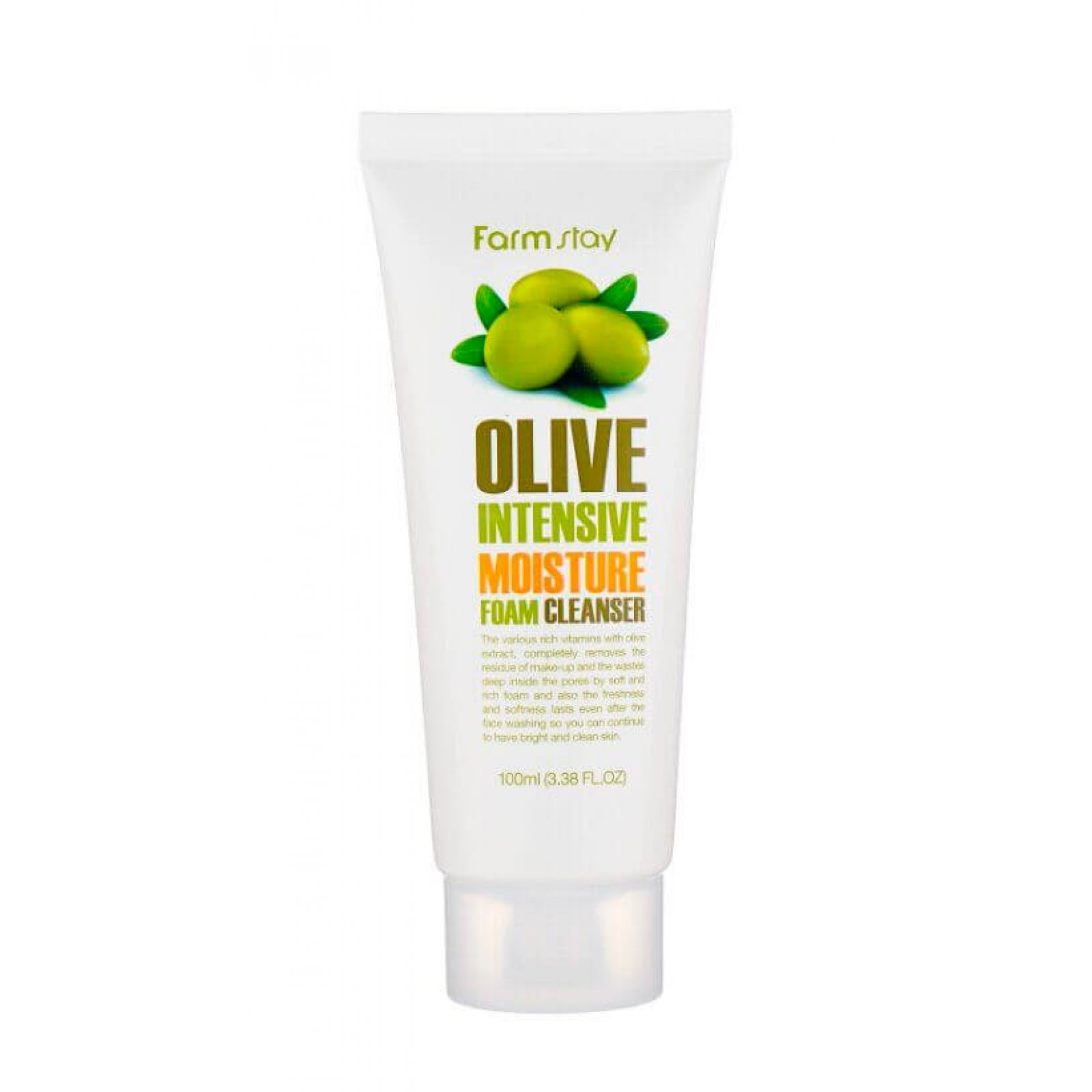 Пенка для умывания увлажняющая с экстрактом оливы Farmstay Olive Intensive Moisture Foam Cleanser 100ml